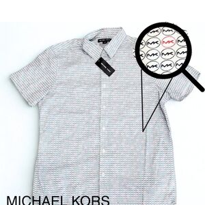 MK Mens Resort 1 Classic Logo button down